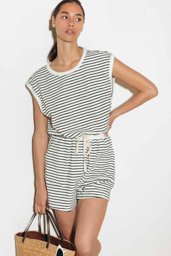 sunset-cove-strip-romper Flying Tomato-Sophia's StyleROMPER-1